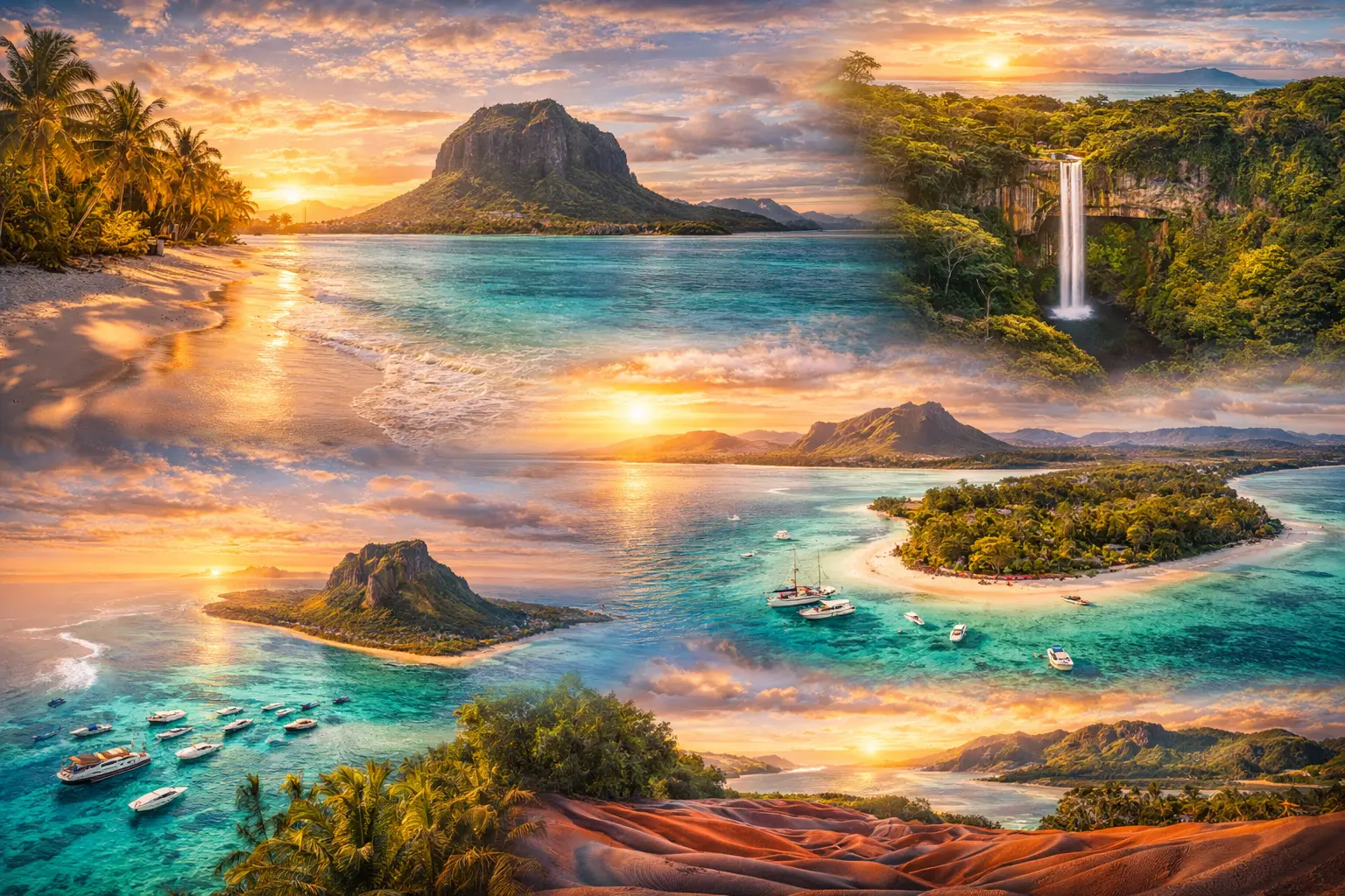 Mauritius vaatamisväärsused on peamiselt seotud randade ja imeilusate saartega.