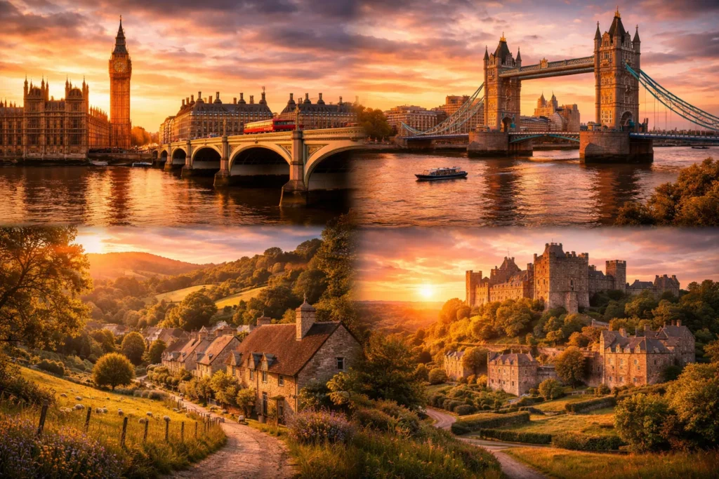 Londoni linnavaade, pubid ja tänavad – Ühendkuningriigi igapäevaelu ja hinnatase